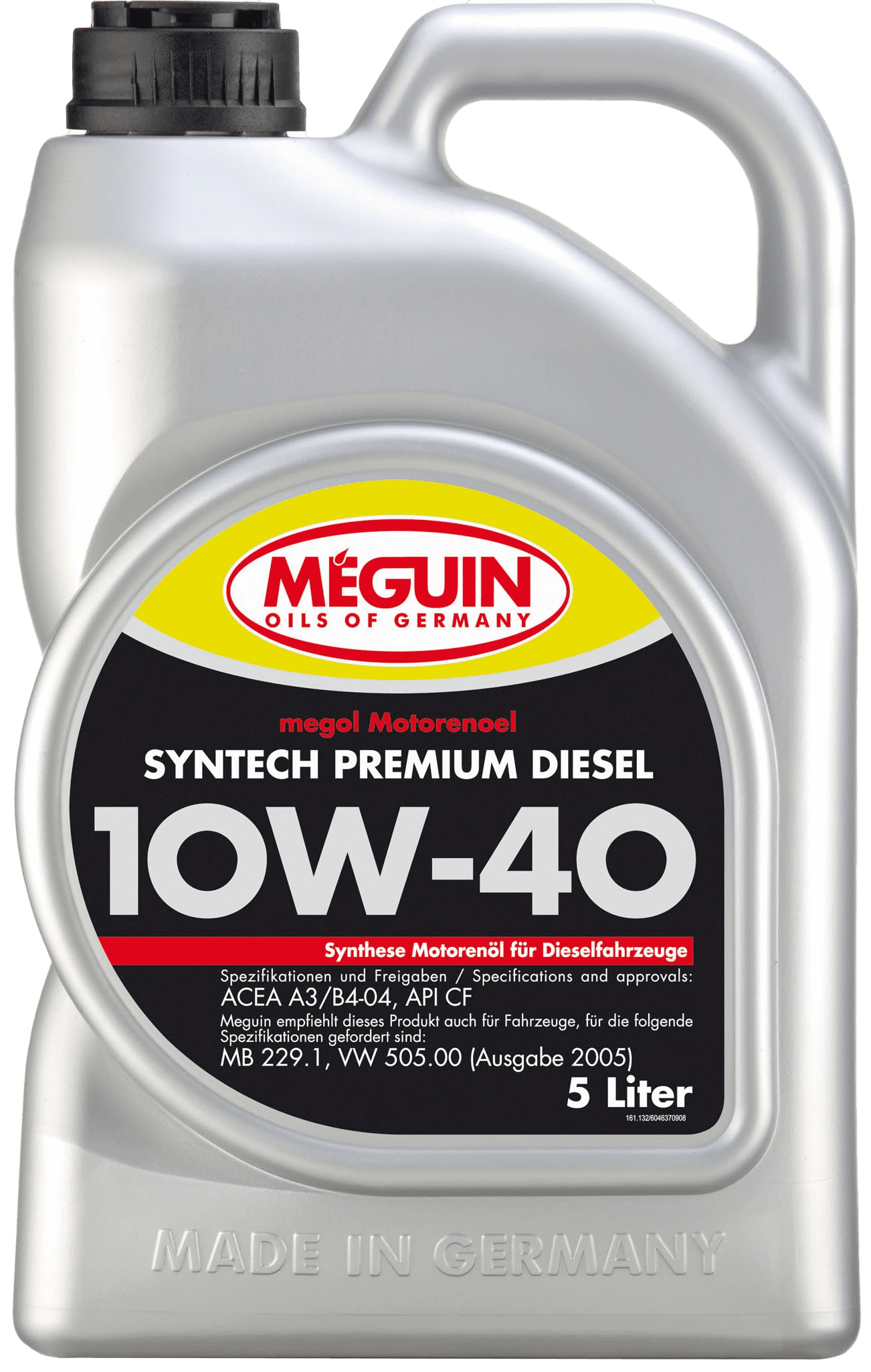Моторное масло MEGUIN Megol Syntech Premium Diesel 10W-40, 5л